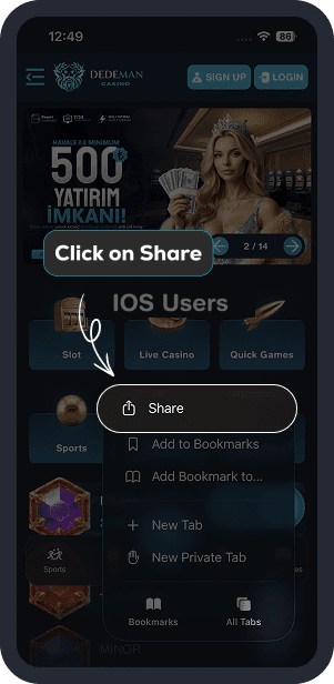 Tap Share